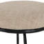 Larisa Upholstered Stool with Metal Frame-497663714