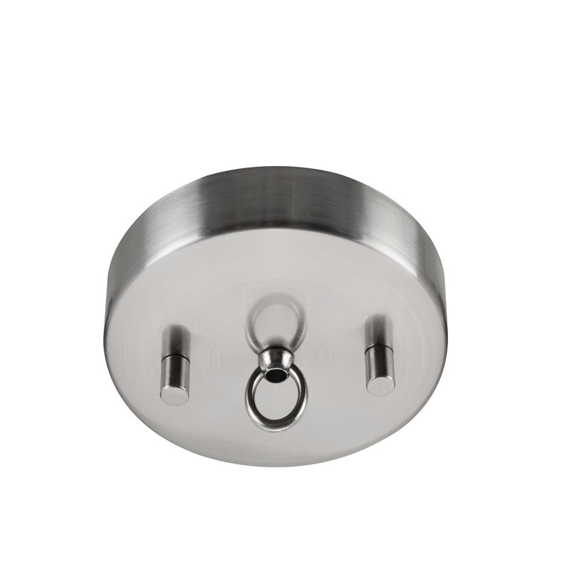 Brushed Nickel Circular Chandelier Canopy Kit with Hardware