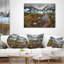 Coussin nuageux au-dessus du lac Mountain