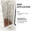 Porte de douche pliante semi-sans cadre 30 "x 72"-94573370