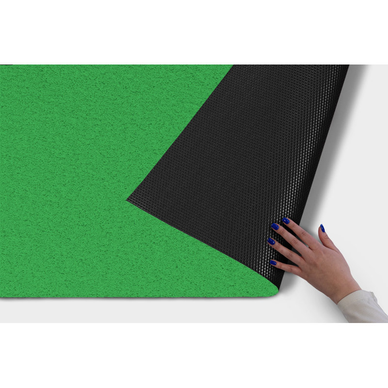 Non-Slip No Pattern Doormat, Grassy