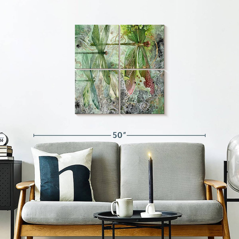 Brampt Dragonfly Flow, 26" H x 26" W