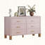Commode double rose à 6 tiroirs-2119540967