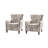 Alikah 30.5" W Solid and Manufactured Wood Armchair Pair-92637613