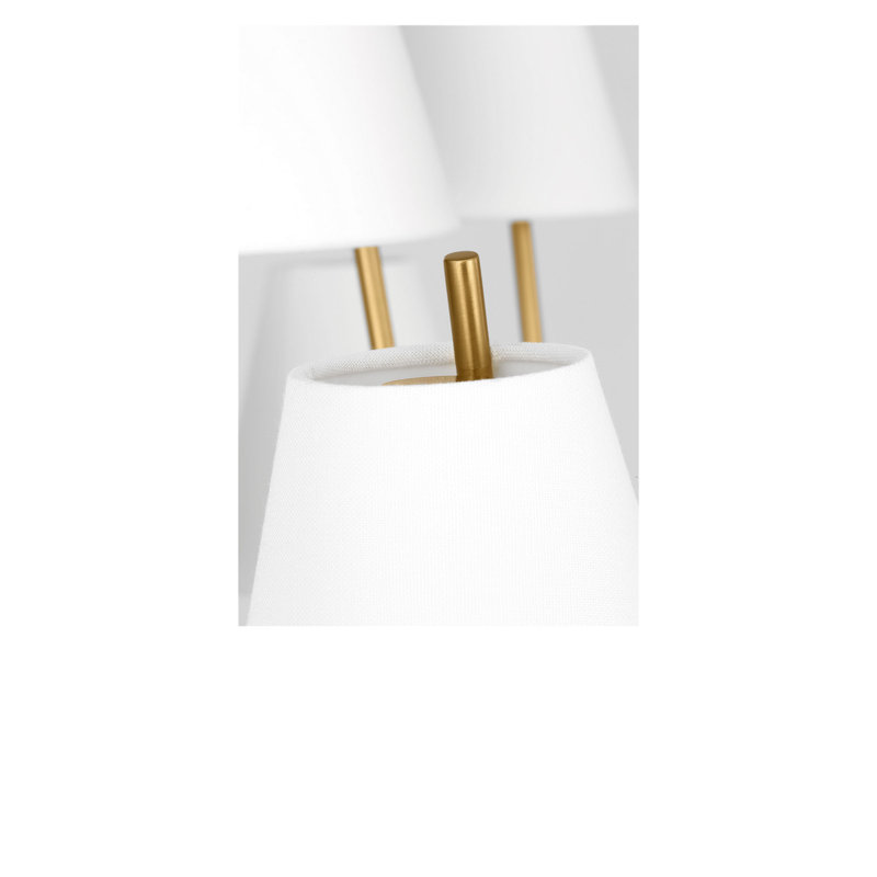 Marina Chandelier, Burnished Brass, 116.63" H x 30" W  x 30" D