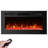 Dolder 39.9'' W Black Electric Fireplace