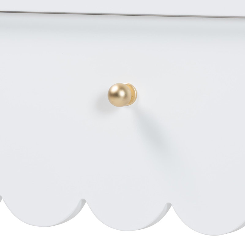 Bureau d'écriture avec tiroirs Baxton Studio Roni
