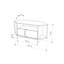 Viva Corner TV Stand Modern Storage Unit for TVs up to 34 inches-701727287