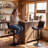 Denan Swivel Adjustable Height Bar Stool-676660232