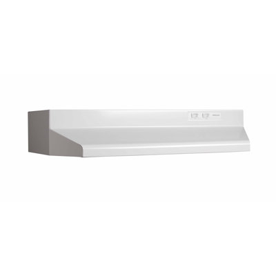Broan-NuTone 30" Steel 190 CFM Ducted (Vented) Under Cabinet Range Hood with Mesh Filter