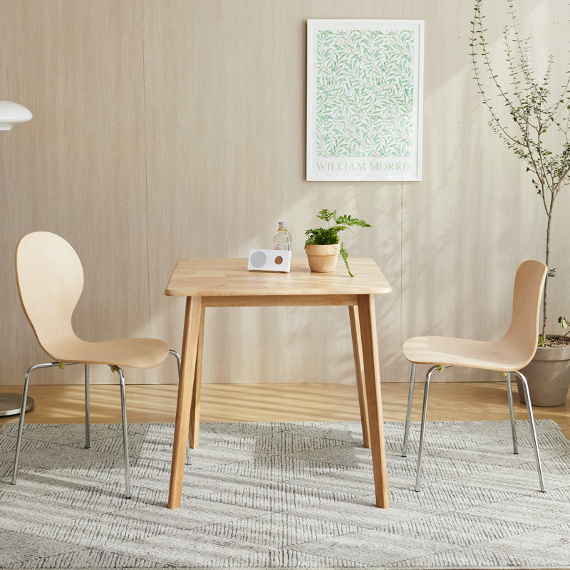 Mid Century Small Wood Dining Table For Corrigan Studio