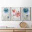 Blue Dahlia - reproduction sur toile tendue-31154905