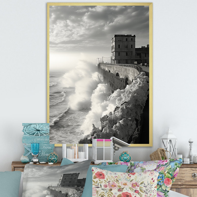 «Cuba Havava», impression sur toile, Cadre doré simple, H 44 po x l 34 po x P 1,5 po