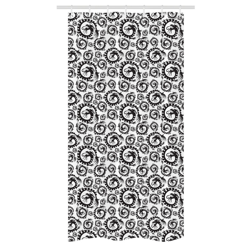 Emro Shower Curtain with Hooks Included, 36" W x 72" L