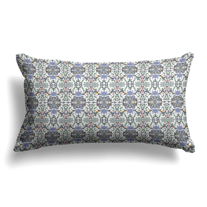 Coussin Shalimar, Vert / gris