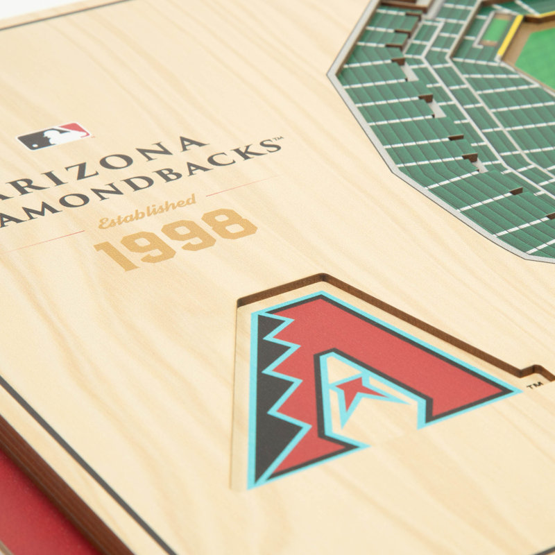 MLB 5-Layer StadiumViews 3D Wall Art, Arizona Diamondbacks