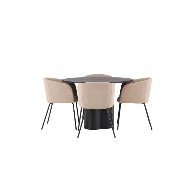 Roan 4 - Person Dining Set