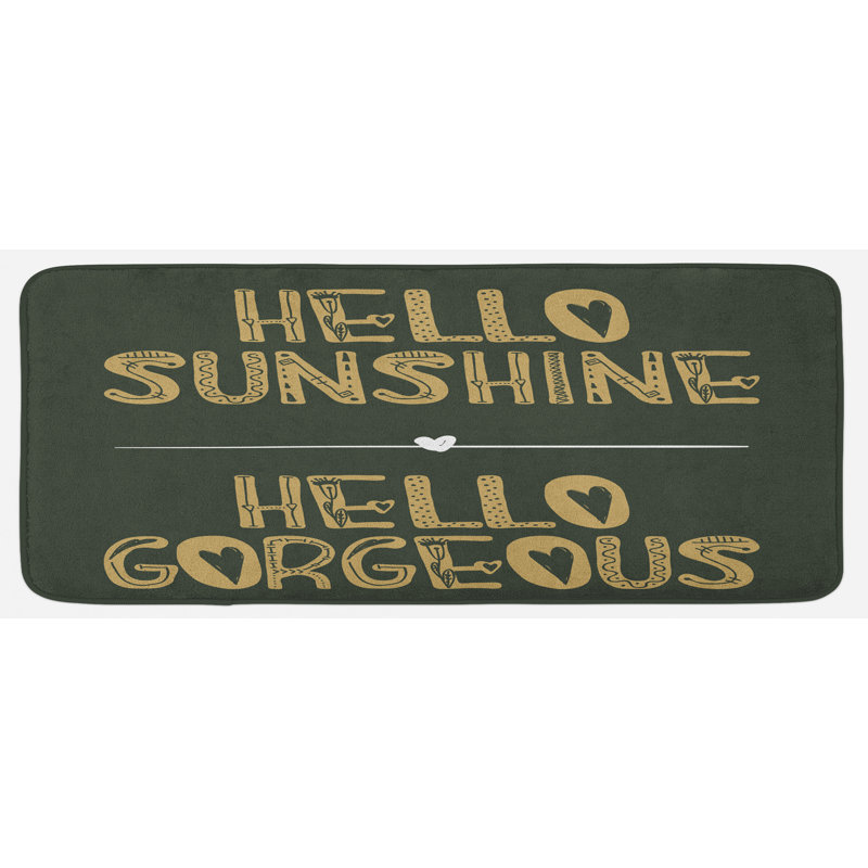 Tapis de cuisine Hello Gorgeous