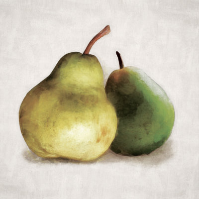 Pair Of Pears - Wrapped Canvas Painting