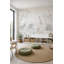 White Background Wallpaper Muted Green Removable Wall Decor-35958419-35958420