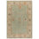 Oushak Oriental Hand-Knotted Wool Dark Green/Light Area Rug