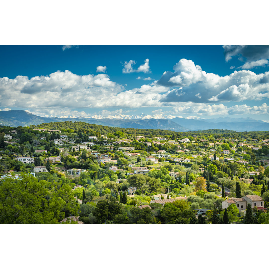 Country Mansions Of Mougins by Mrpluck - Drucken