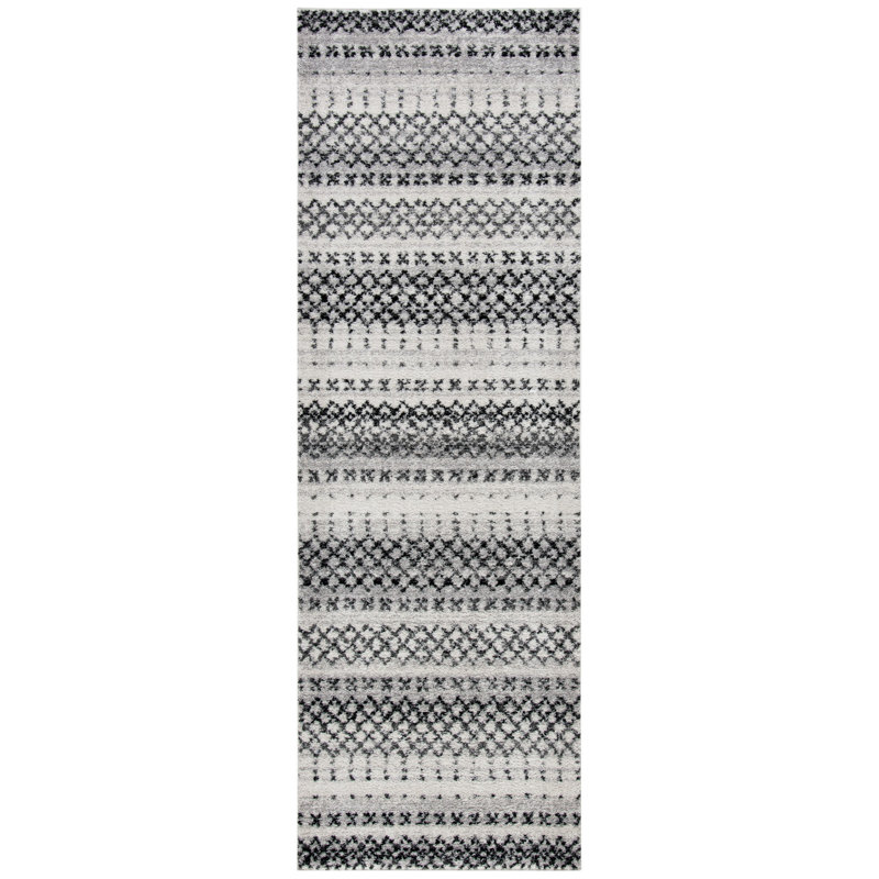 Finney Performance Geometric Rug, Runner 2'6" x 8'