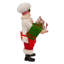 Figurine de père Noël avec train de pain d'épice Kurt Adler Fabriche, 11 po