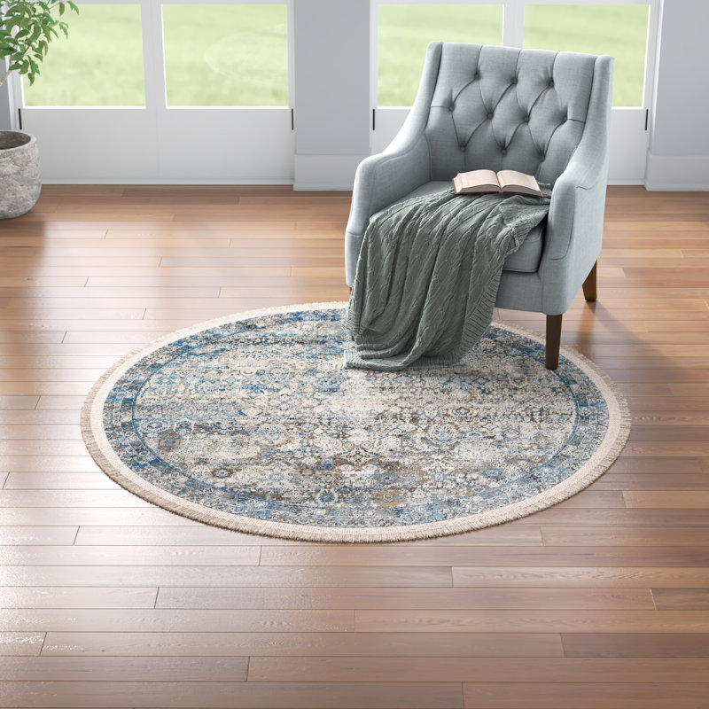 Ezio Oriental Hand Woven Area Rug, Round 160cm