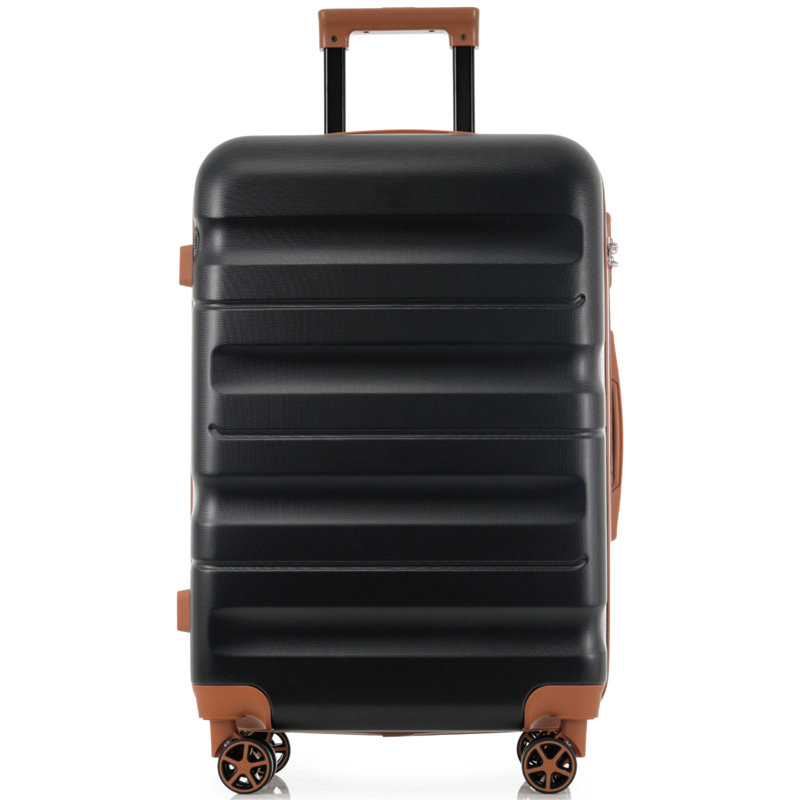 Ensemble 6 pièces de valises rigides en ABS - Valises légères et durables avec deux roues pivotantes, tailles de bagage à main et pour bagages
