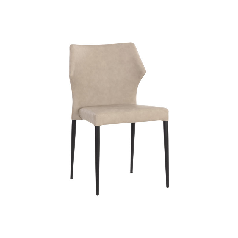 JAMES STACKABLE DINING CHAIR - Taupe, Bounce Stone