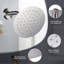 Pomme de douche large et large pour la salle de bain avec jet de pluie pivotant à haute pression de 1,8 gal / min-104597191