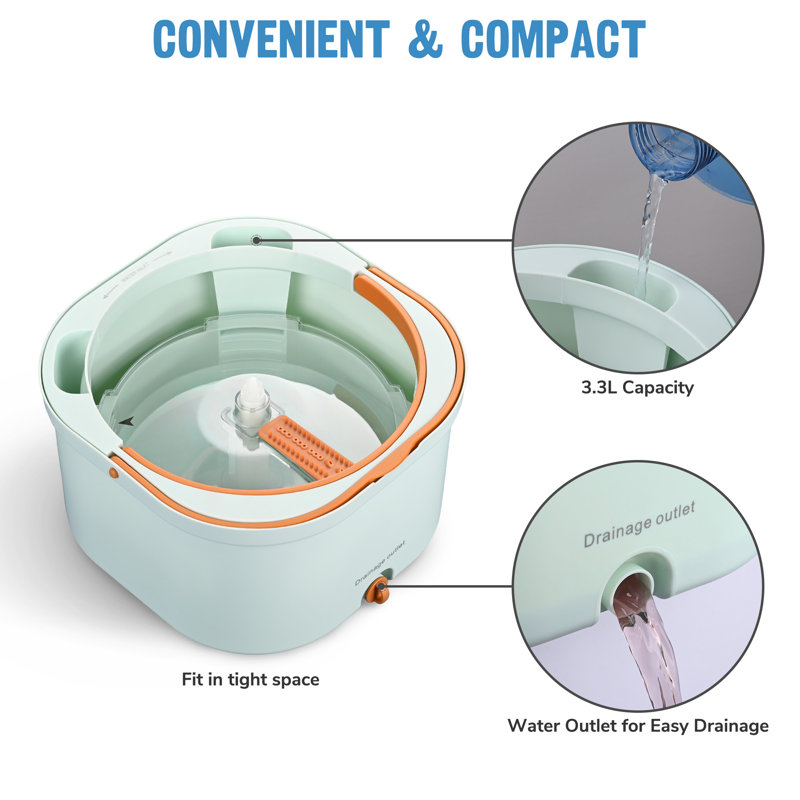 Yescom Spin Mop and Bucket Floor Cleaning System