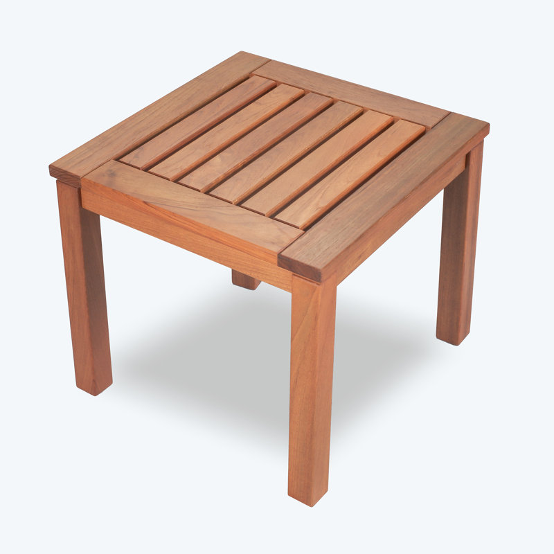 Table d'appoint en teck de qualité supérieure
