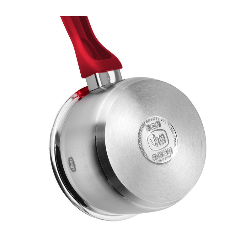 Batterie de cuisine en acier inoxydable Ybm Home 13 pièces