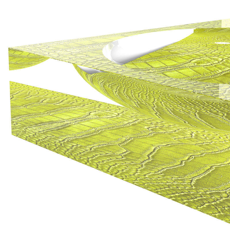 Crocodile Acrylic Candy Catchall Dish, Key Lime