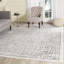 Tapis géométrique ivoire / argent Bethlyn-33394287