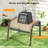 Wittig All Weather Stackable Oversized Outdoor Ottoman(Set Of 2)-645337832