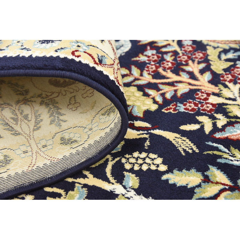 Tapis bleu Jackson Jackson, Navy, Rectangle 7 pi 10 po x 10 pi