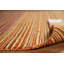 Tapis rayé en laine de style Gabbeh 5 x 8 po
