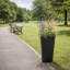 Sukari Tall Round Vase Planter Concrete Effect Recycled Garden Pot-112122980-112122981
