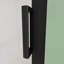 Porte de douche pliante pivotante semi-sans cadre à charnières l 34-35,2 po x H 72 po, verre trempé 1/4 po (6 mm), panneau pliable pour salle de bain, installation réversible, noir mat-129453895