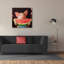 «Pig Out» par Lucia Heffernan, reproduction sur toile tendue-88021674