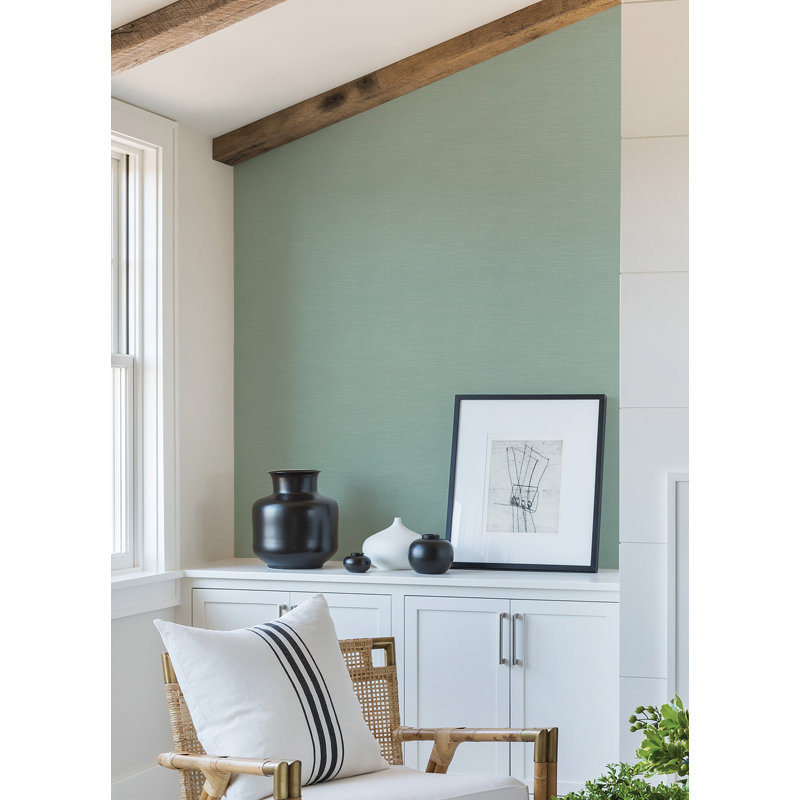 Vinyl Wallpaper Roll, Green