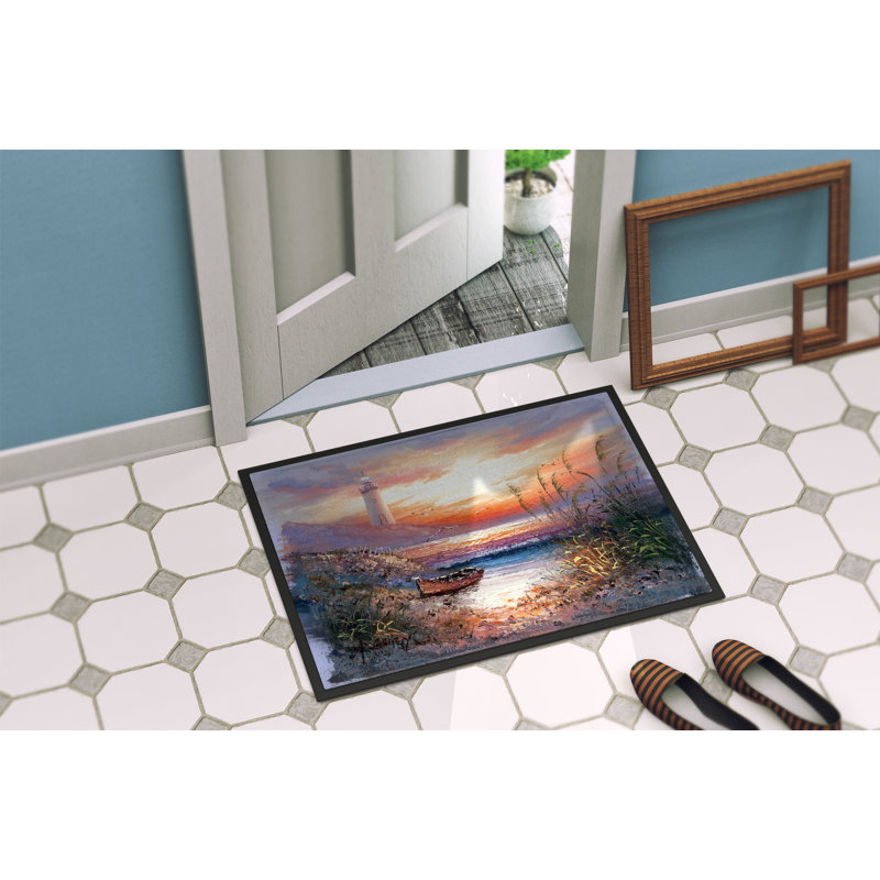 Tapis d'extérieur antidérapant Gaige, Rectangle 2 pi x 3 pi