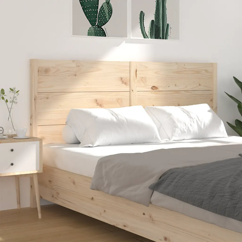 Manseau Solid Wood Headboard, 81 x 100 cm, Honey Brown
