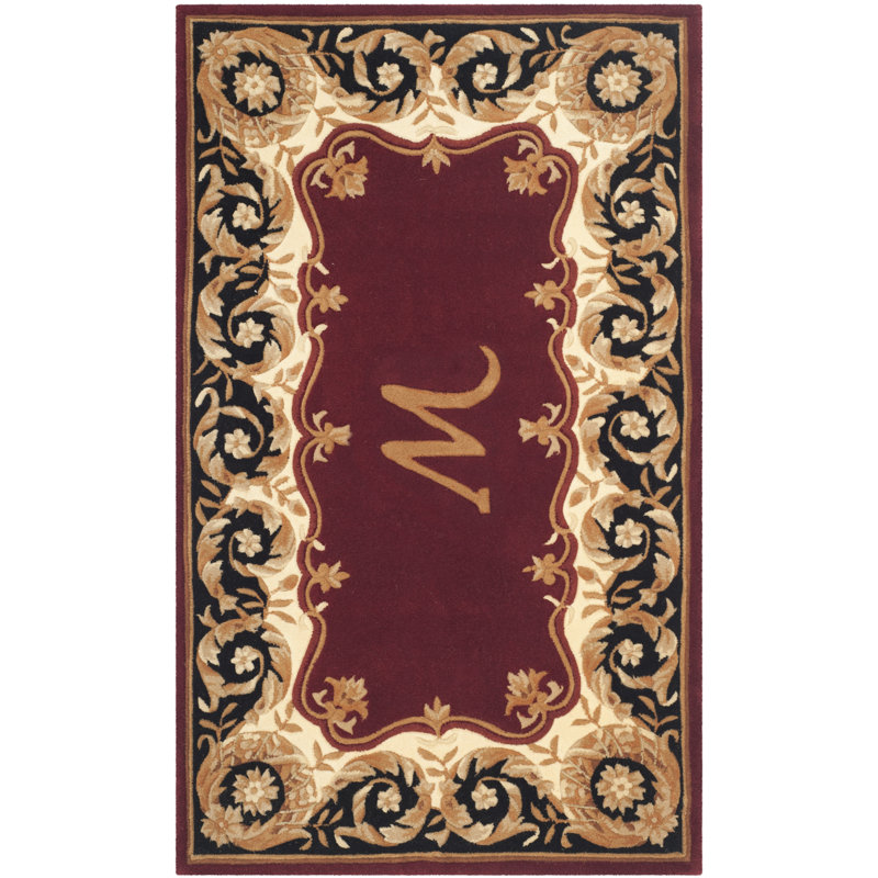 Lenora Hand Tufted Wool Pile Oriental Rug, Rectangle 3' x 5', W