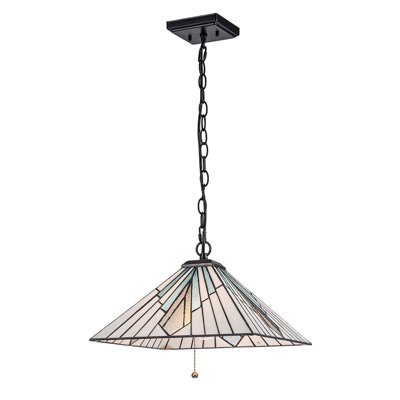 Lesly 2 - Light Black Geometric Pendant