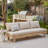 Veridian Outdoor 3-Seater Sofa With Water-Repellent Cushions