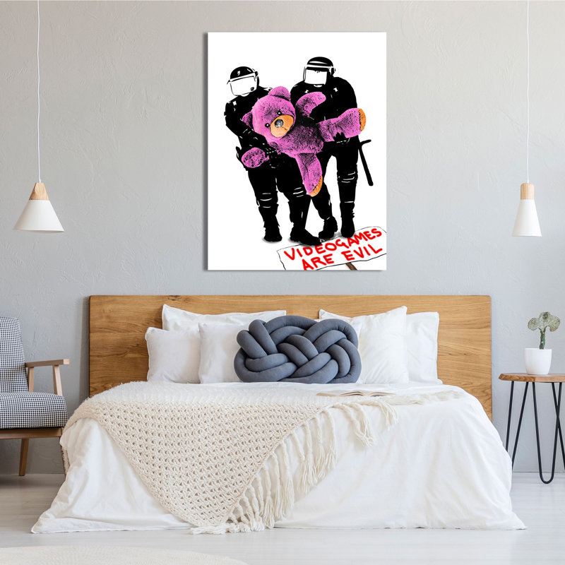 Soft Protest - Wrapped Canvas Print, 70cm H x 50cm W x 4cm D
